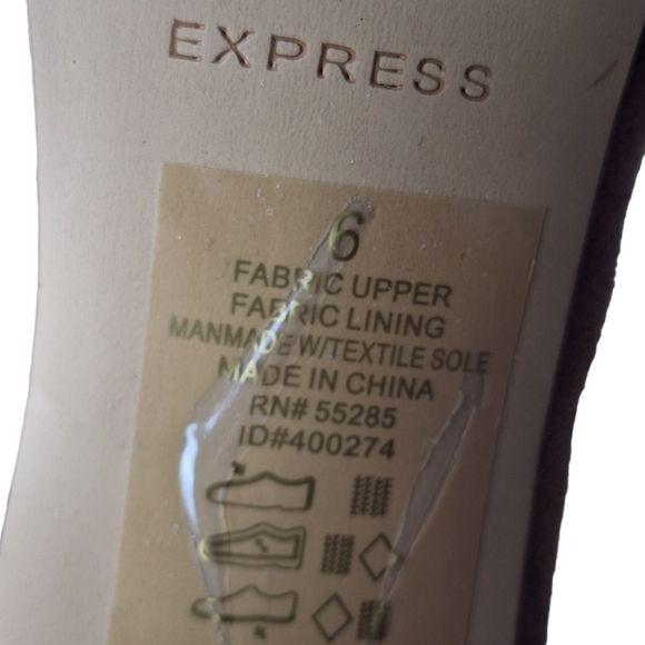 Express SZ 6 Brown Faux Suede Pull On Heeled Slouch Paper Bag Ankle Bootie Boots - Picture 11 of 14